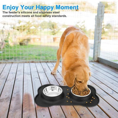 Durable Non-Slip Stainless Steel Feeder