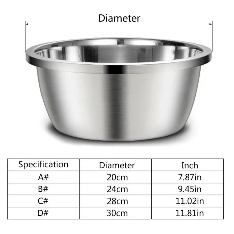 Large Stainless Steel Dog Bowls