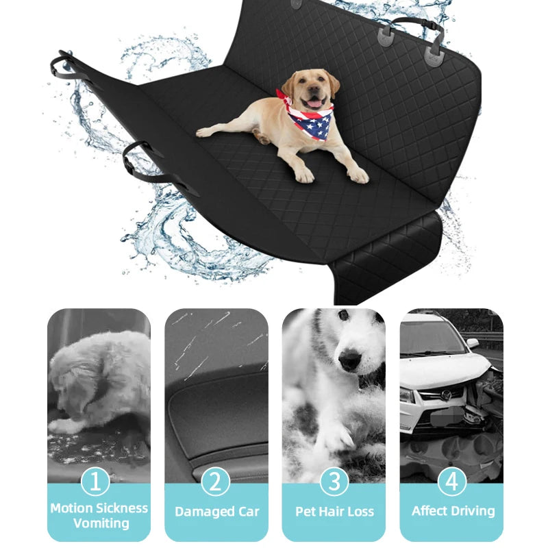 Waterproof Dog Car Hammock & Safety Pad